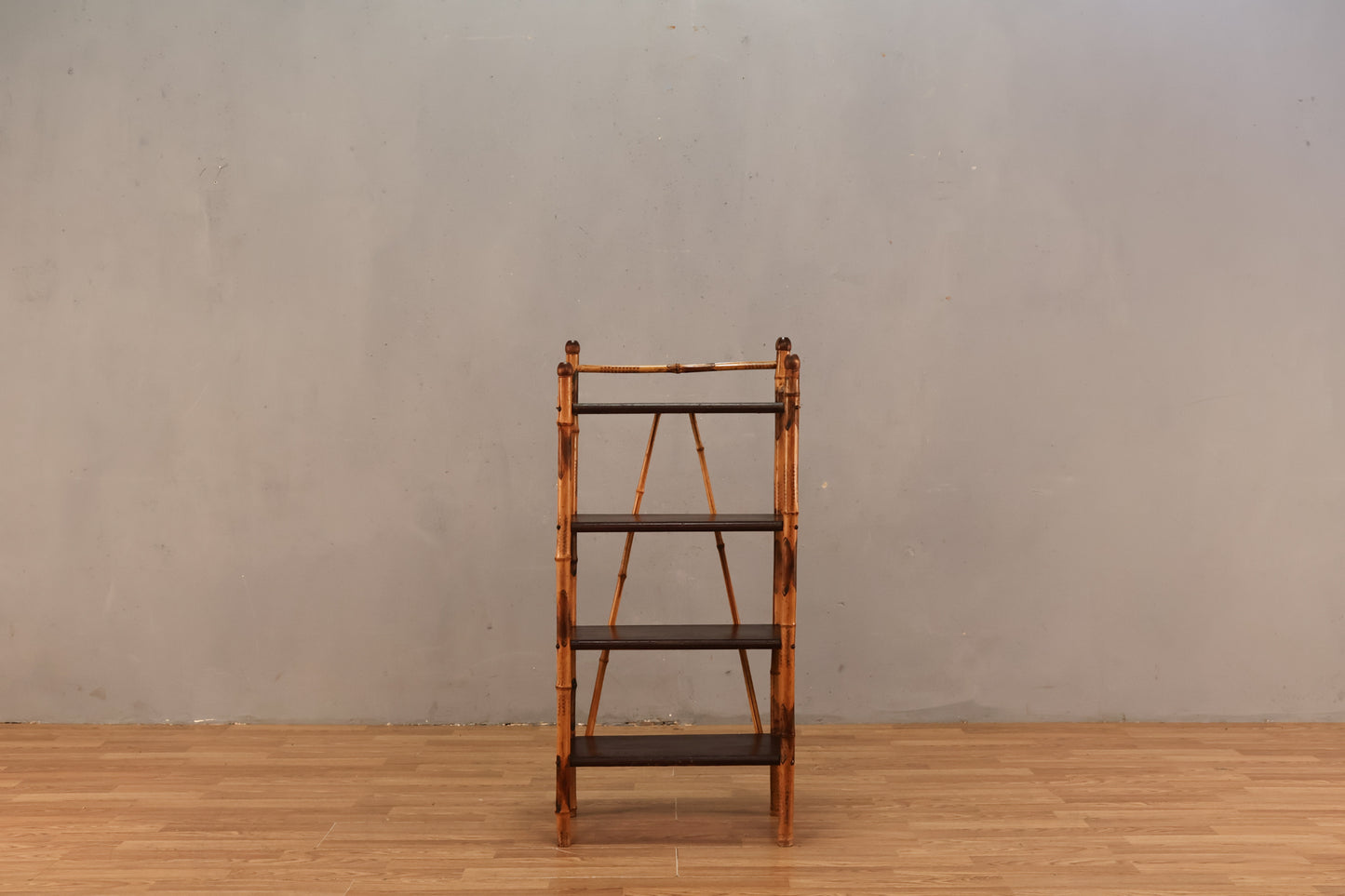 Slim 4-Tier Bamboo Shelf