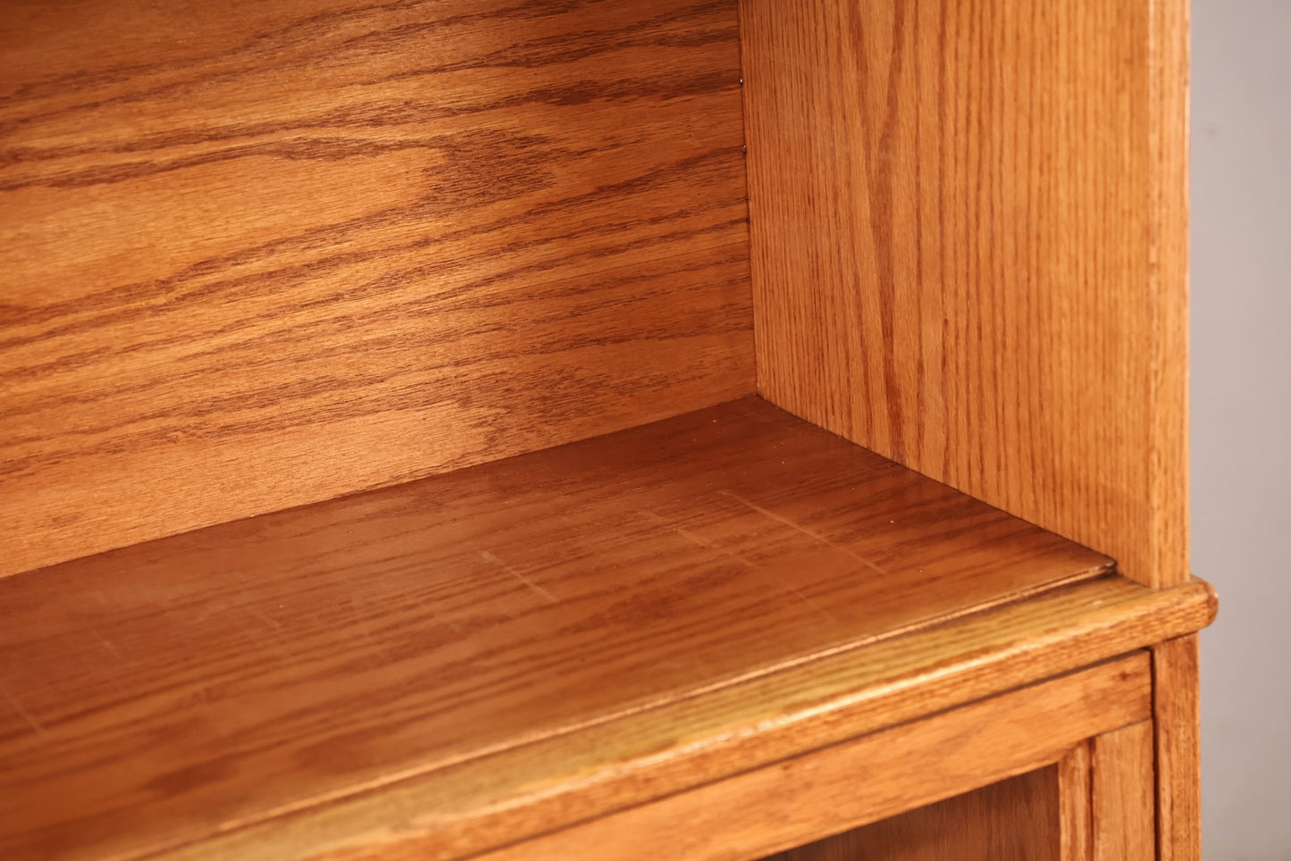 Blonde Oak 4-Tier Barrister Bookcase Z