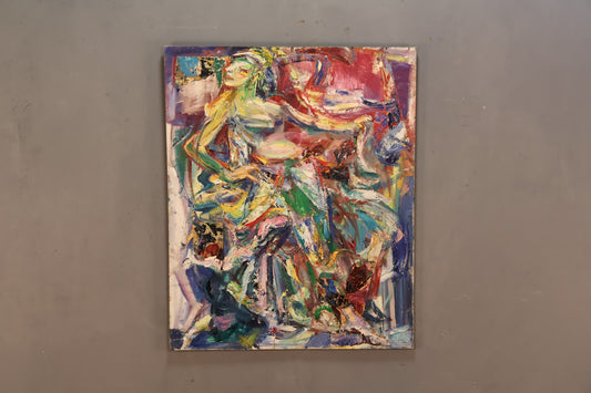 Large "Belly Dancer" Abstract Painting