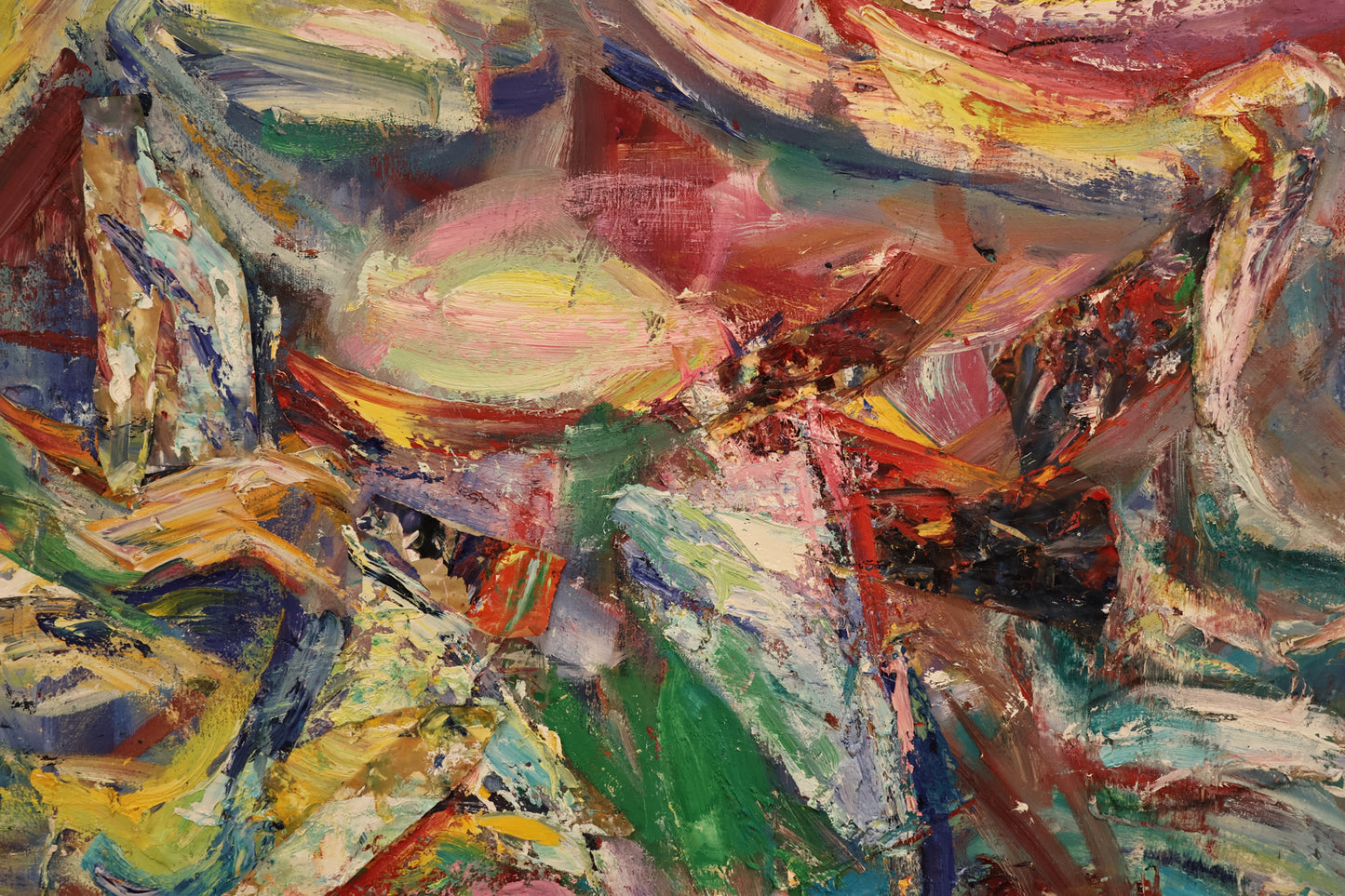 Large "Belly Dancer" Abstract Painting