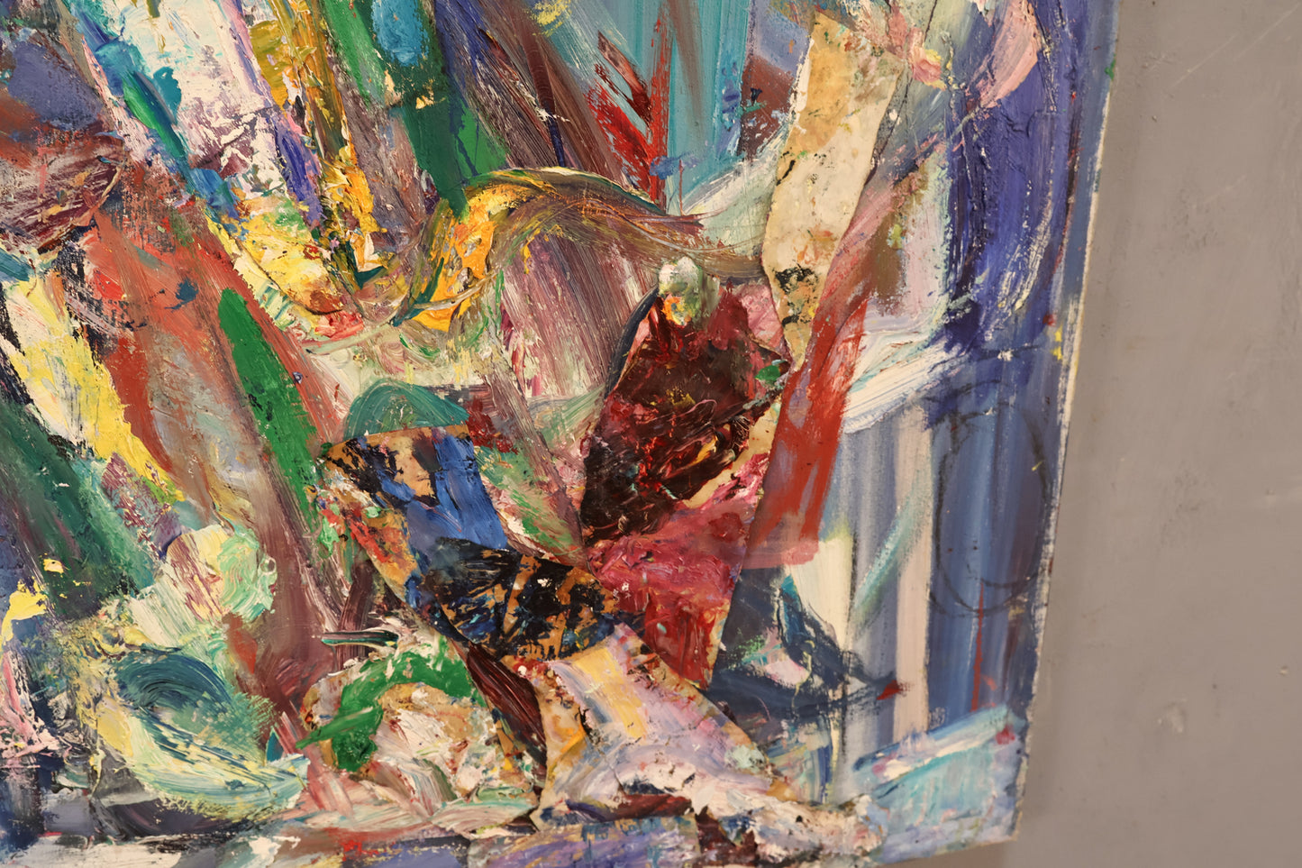 Large "Belly Dancer" Abstract Painting