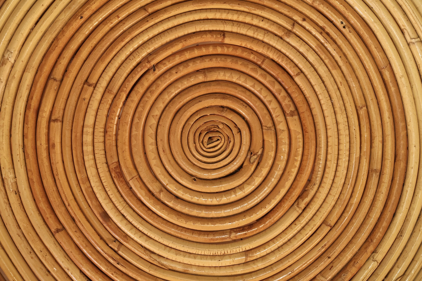 Rattan Drum Side Table