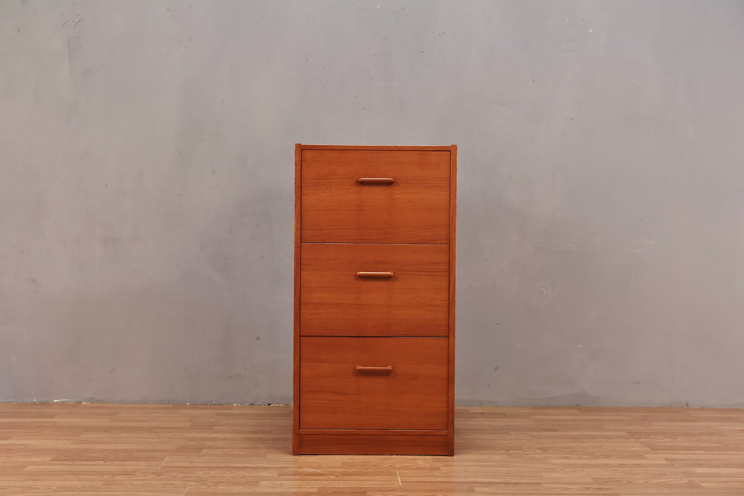 Teak 3-Drawer File Cabinet - ONLINE ONLY