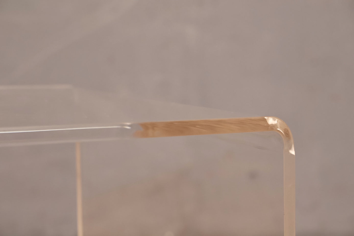 Petite Lucite Waterfall Side Table - ONLINE ONLY