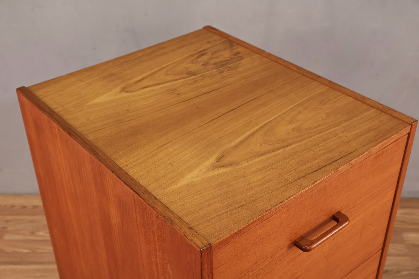 Teak 3-Drawer File Cabinet - ONLINE ONLY