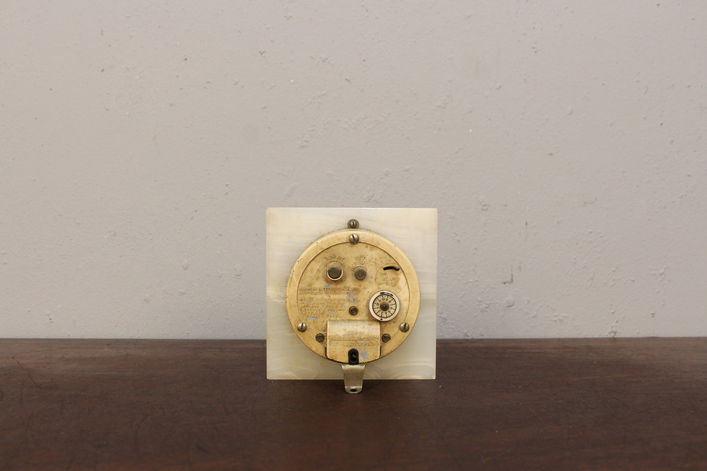 Small 1930s Prop Marble Clock