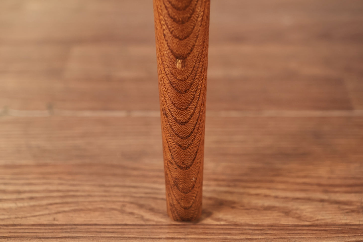 Lane Walnut & Cane 2-Tier Side Table