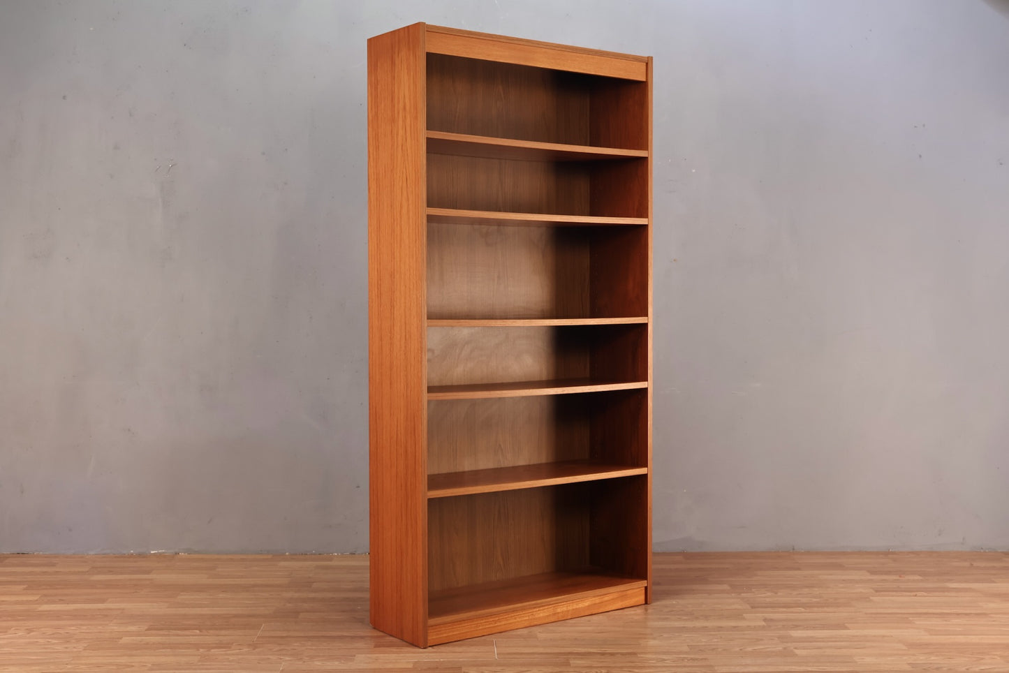 Teak 6-Tier Bookshelf - ONLINE ONLY