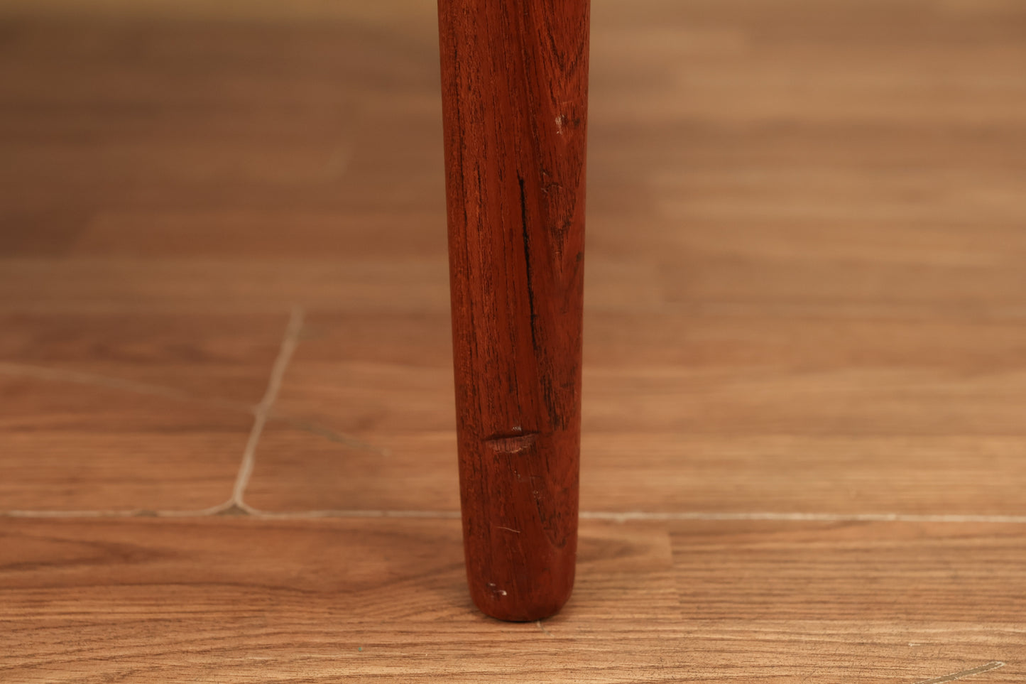 Danish Mid Century Teak & Cocoa Lounge Chair