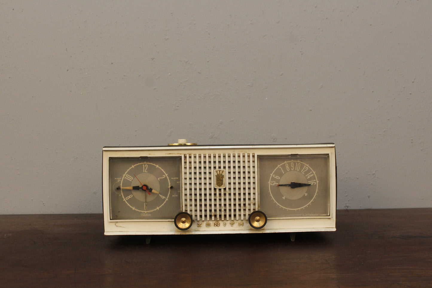 Prop 1960s Zenith "Nocturne" Clock Radio