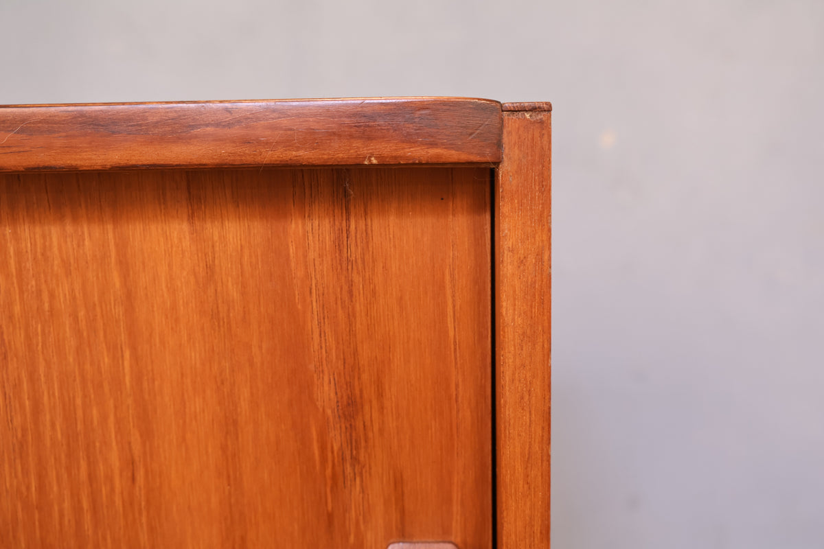 Danish Teak Sliding-Door Cabinet