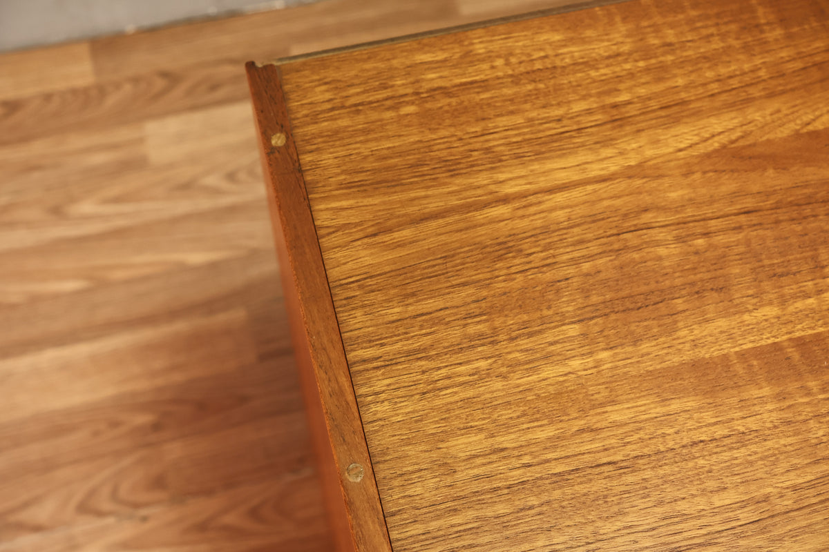 Danish Teak Sliding-Door Cabinet
