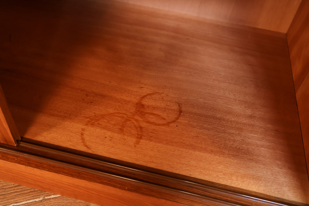 Danish Teak Sliding-Door Cabinet