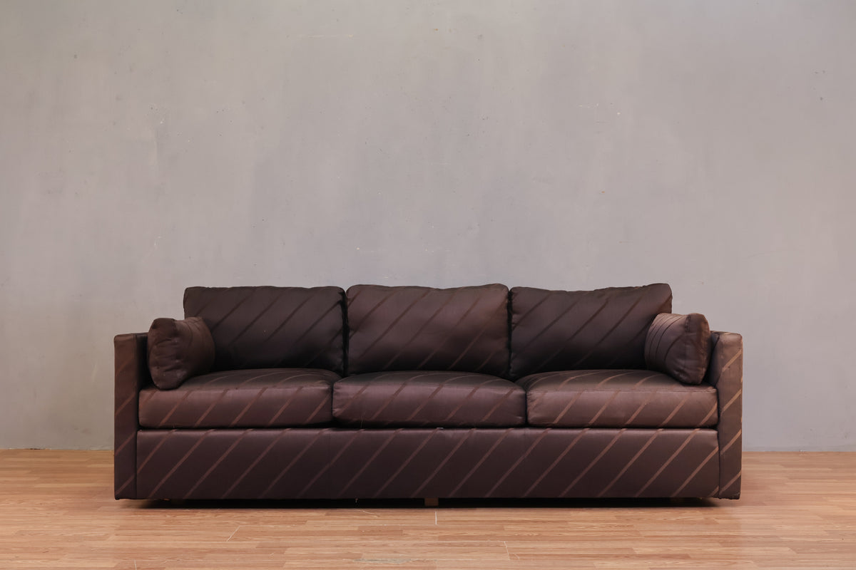 Drexel 1980s Sateen Sofa - ONLINE ONLY