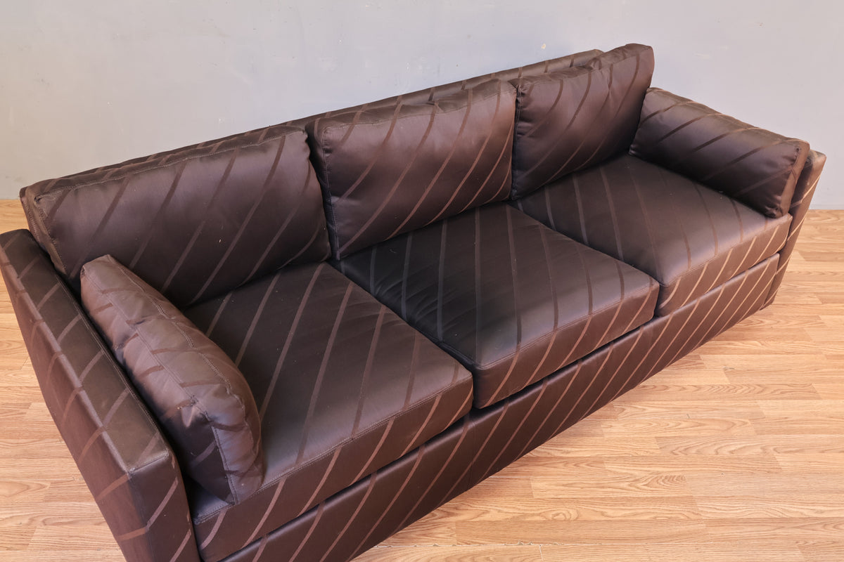 Drexel 1980s Sateen Sofa - ONLINE ONLY