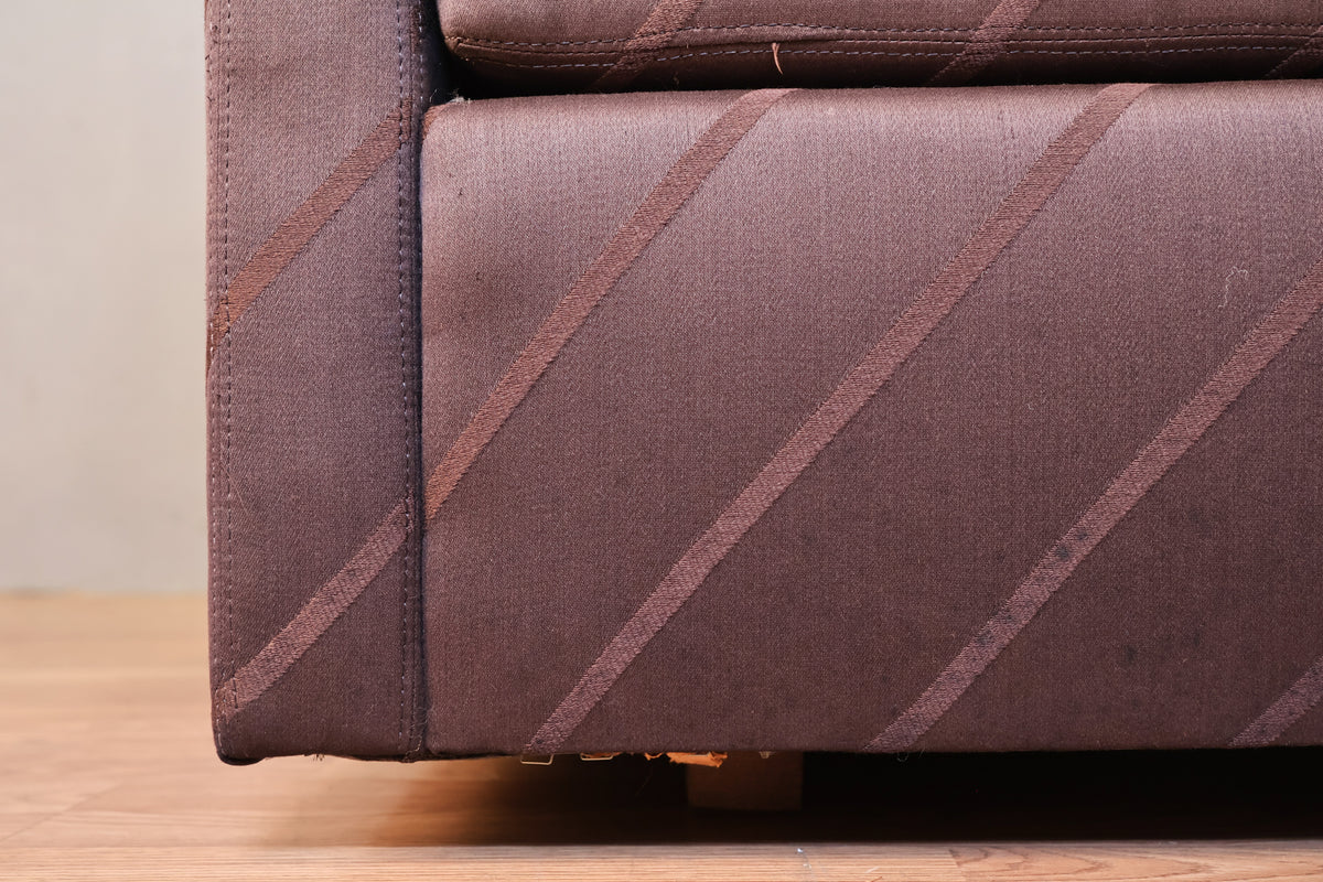 Drexel 1980s Sateen Sofa - ONLINE ONLY