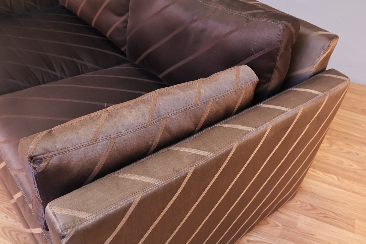 Drexel 1980s Sateen Sofa - ONLINE ONLY
