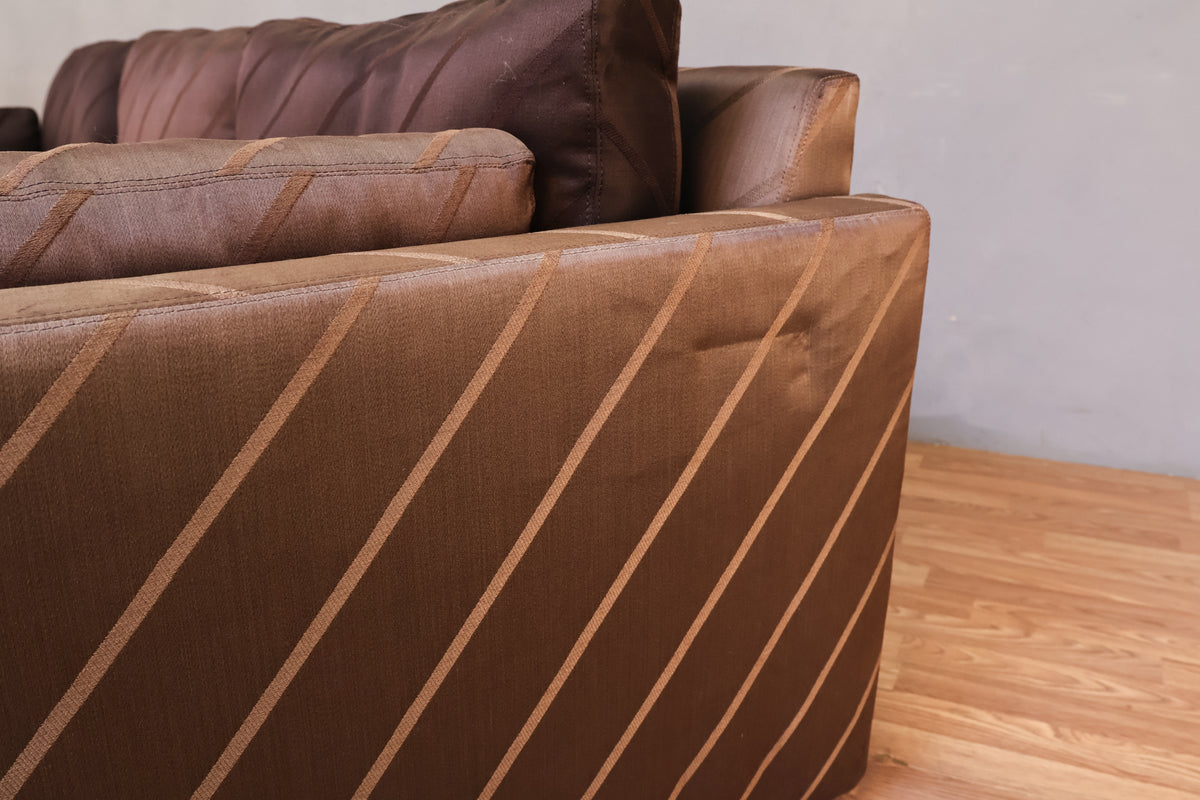 Drexel 1980s Sateen Sofa - ONLINE ONLY