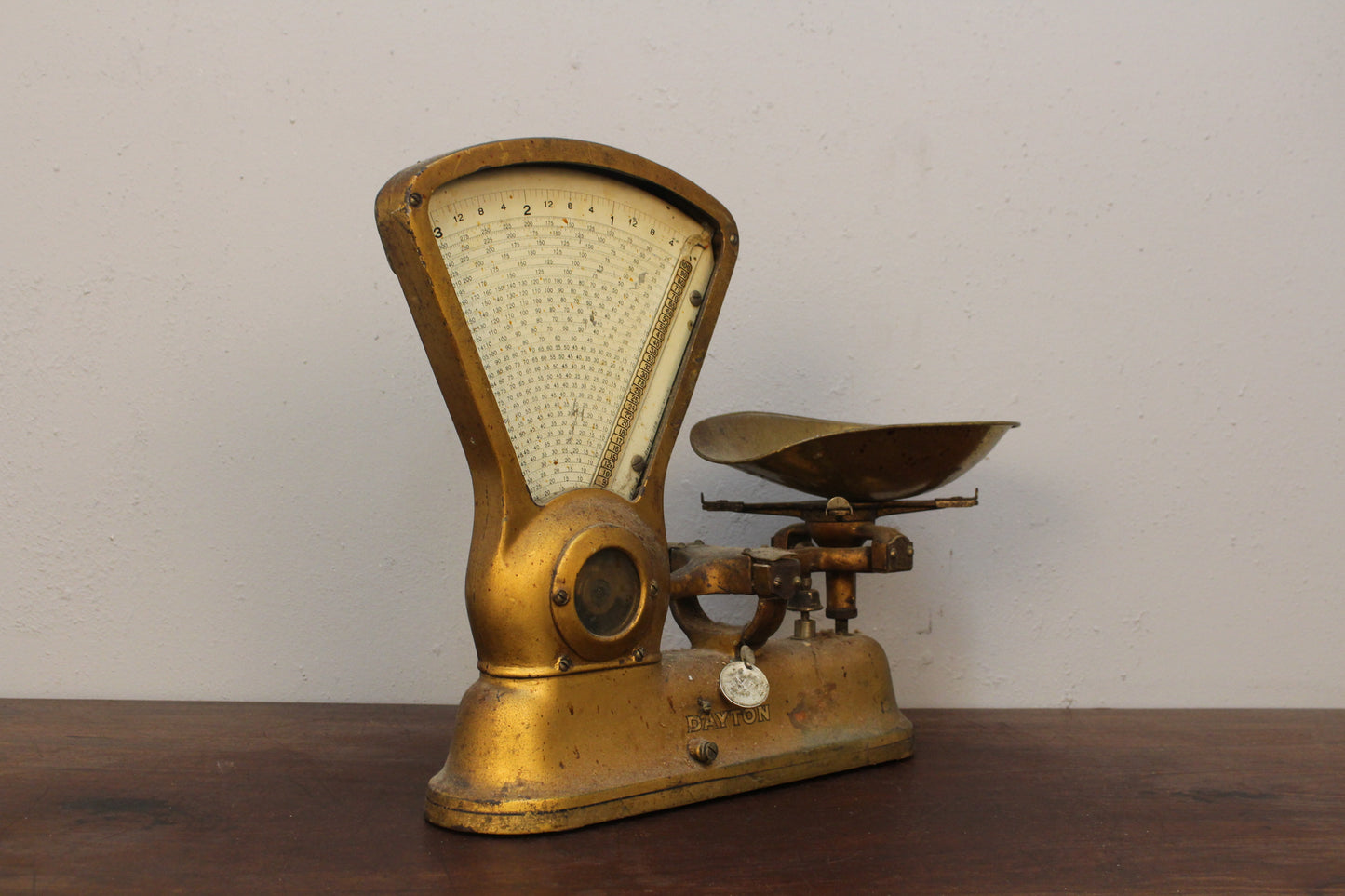 Antique Dayton Gold Computing Scale