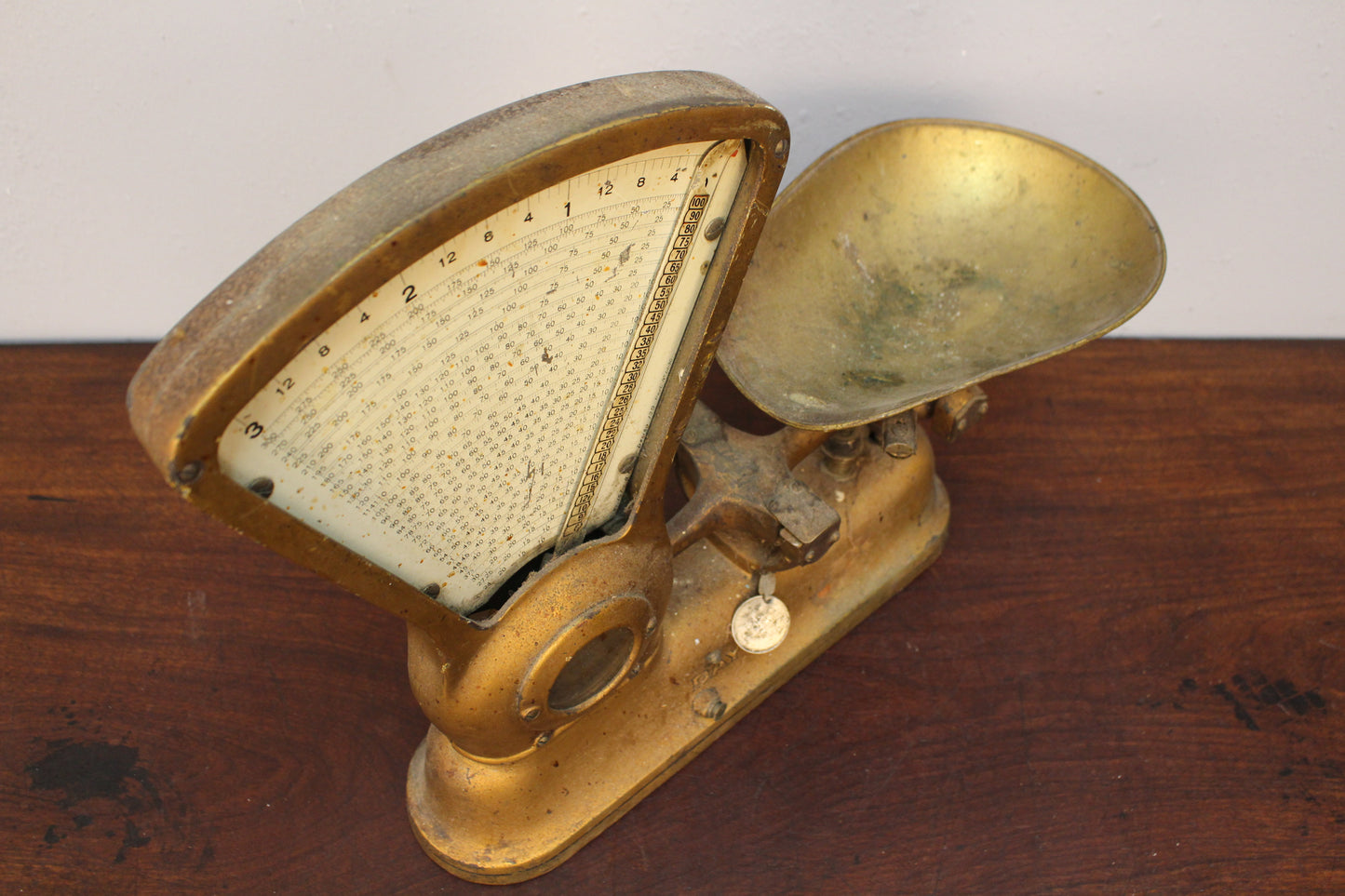 Antique Dayton Gold Computing Scale