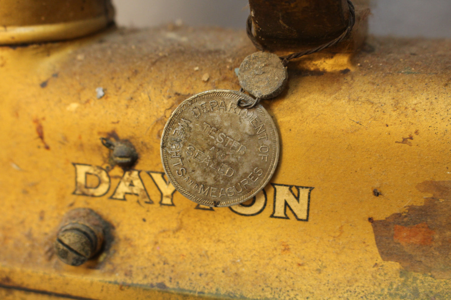 Antique Dayton Gold Computing Scale