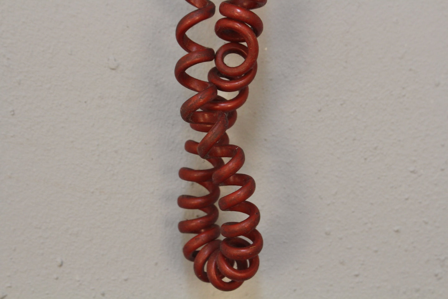 Red Rotary Wall Telephone
