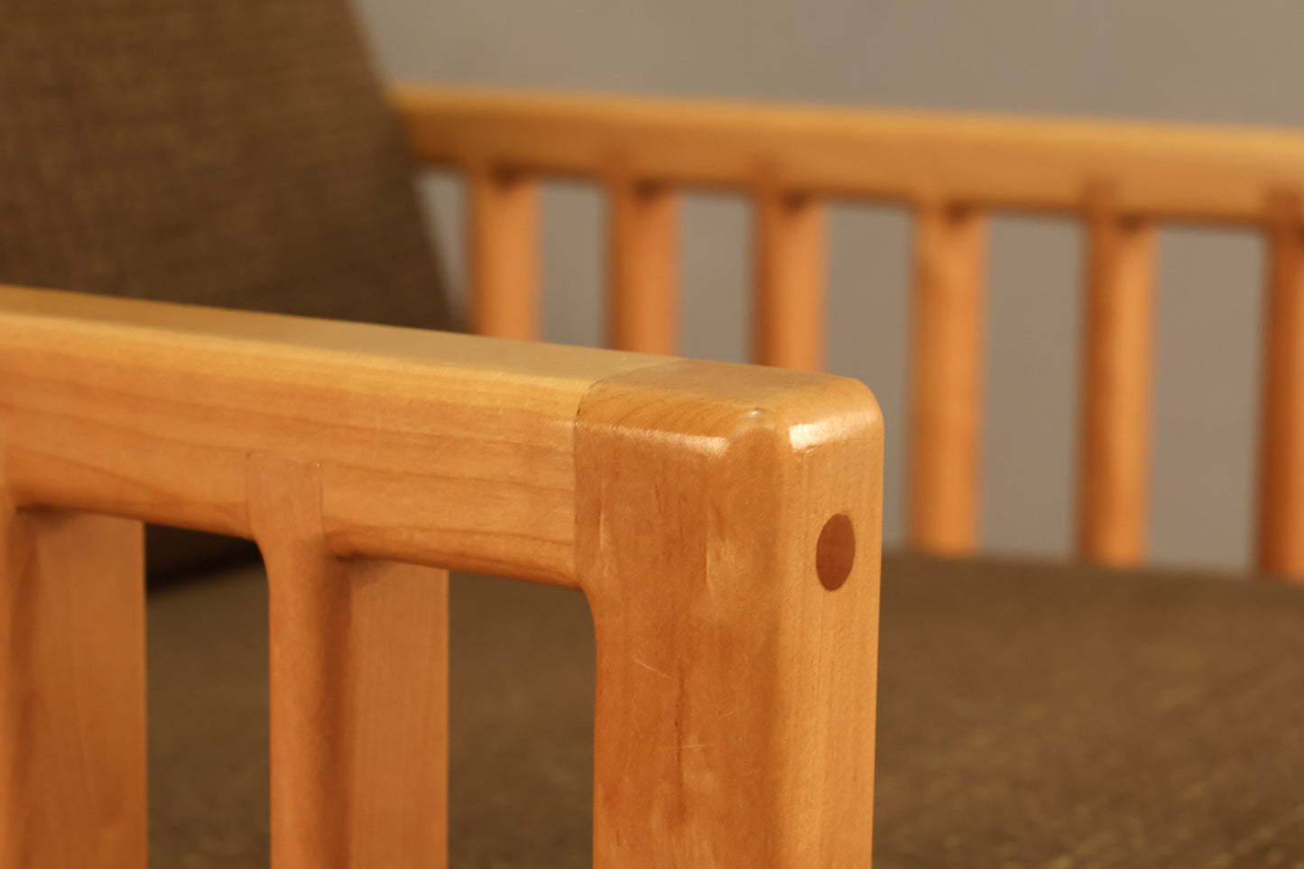 Boxy Solid Birch Lounge Chair