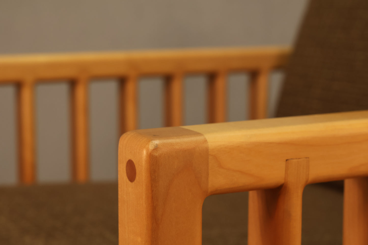 Boxy Solid Birch Lounge Chair