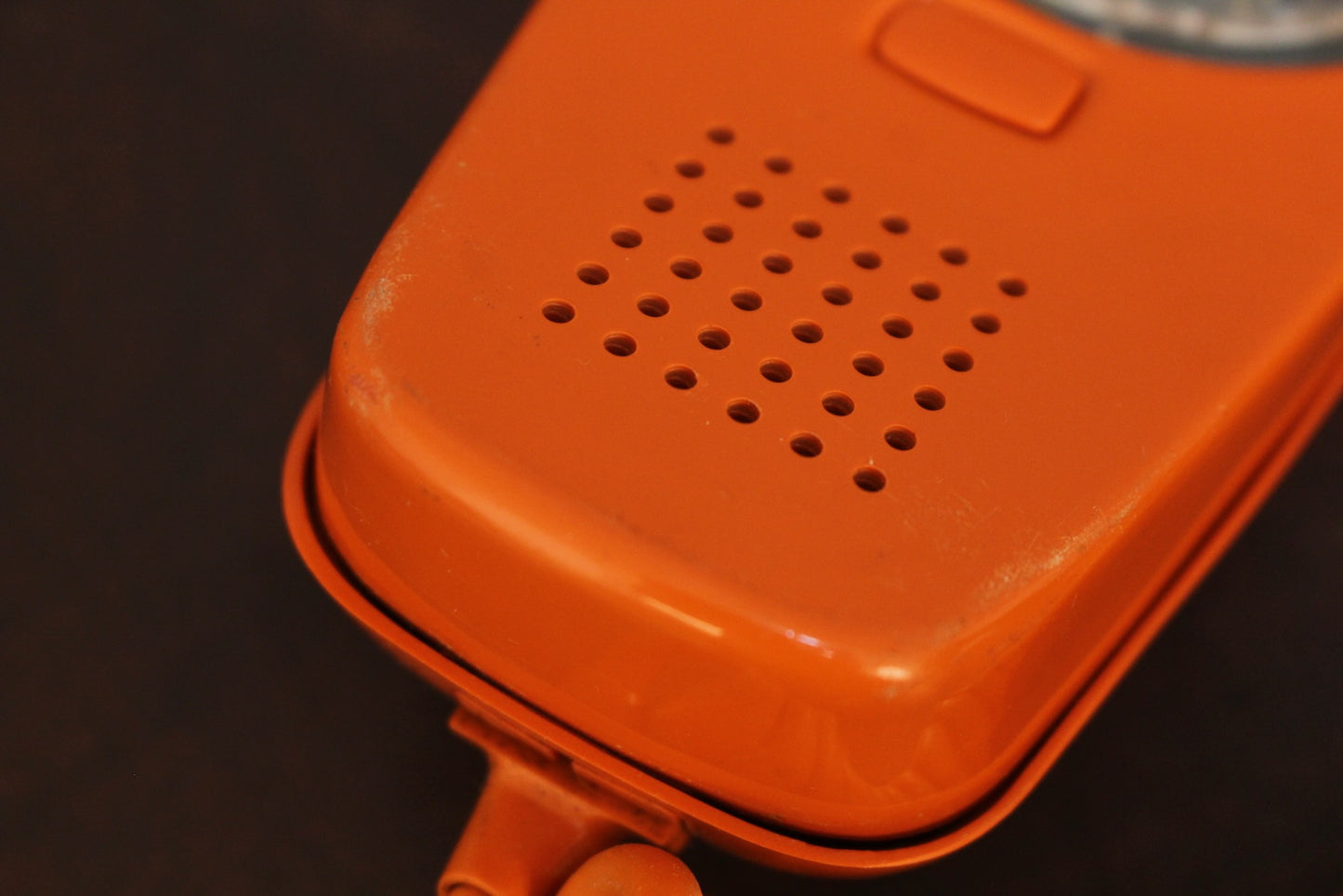 Trimline Orange Rotary Telephone