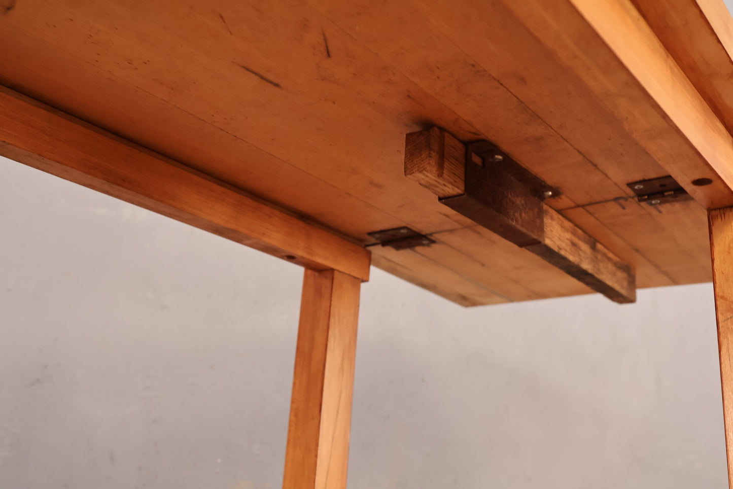 Butcher Block Drop-Leaf Cart