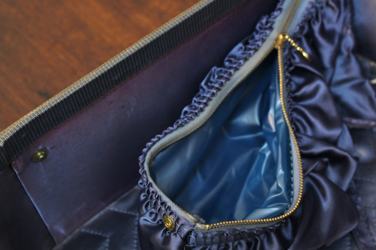 Brown & Cream Overnight Suitcase