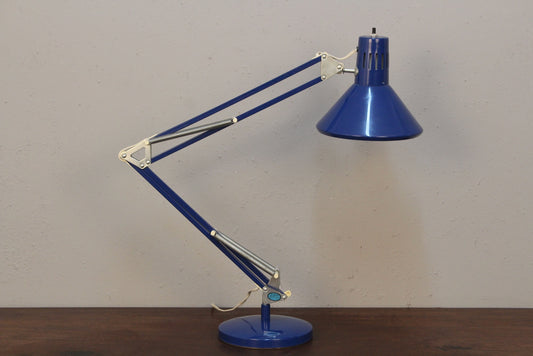 Mid Century Cobalt Articulating Desk Lamp