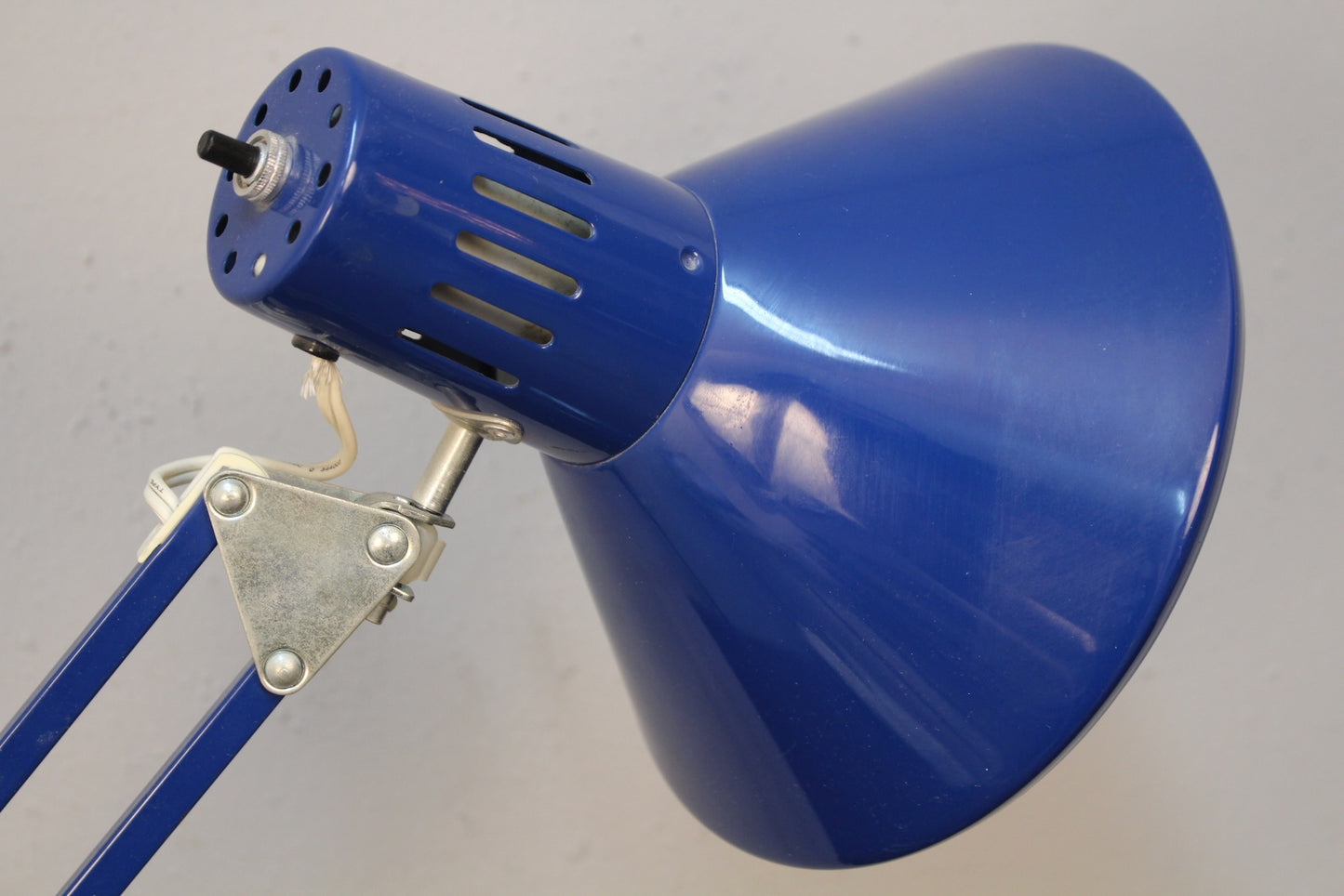 Mid Century Cobalt Articulating Desk Lamp