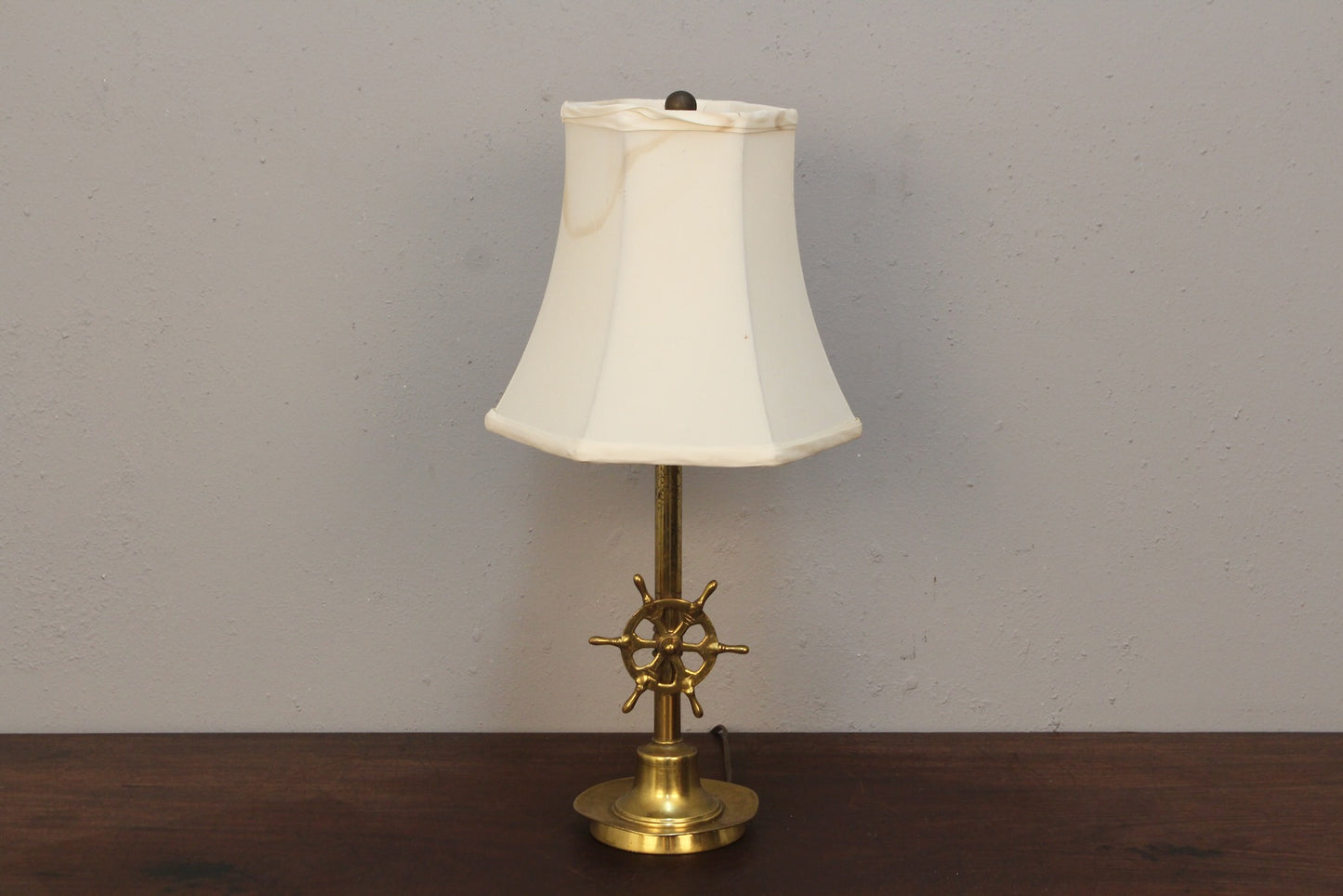 Petite Nautical Brass Table Lamp