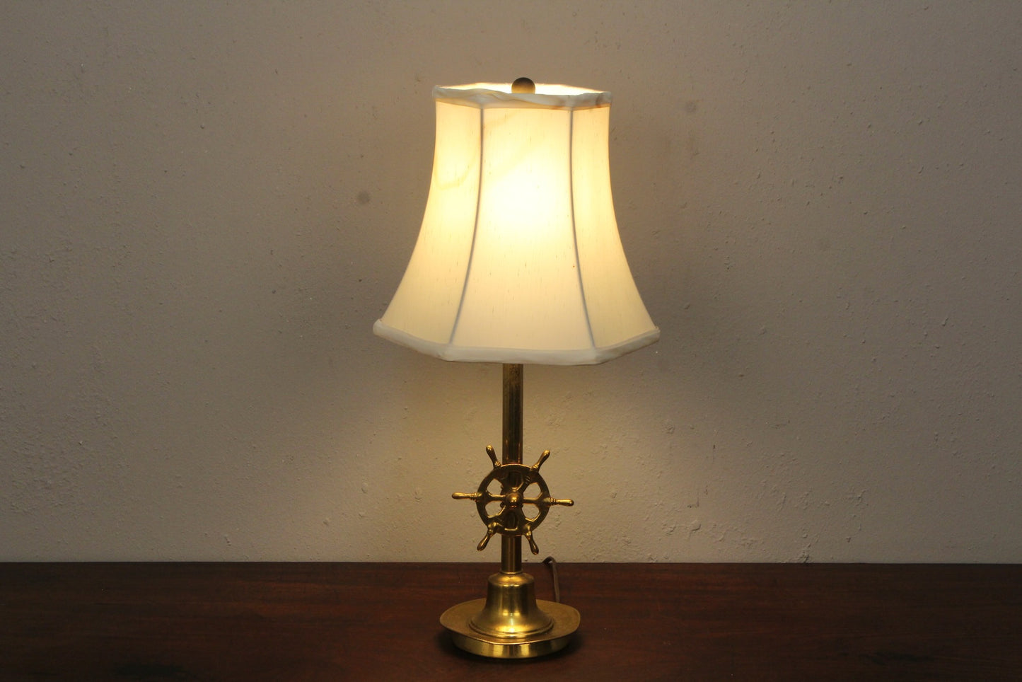 Petite Nautical Brass Table Lamp