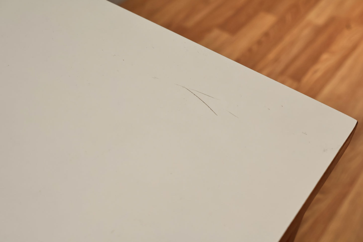 Walnut & White Laminate 6-Drawer Dresser