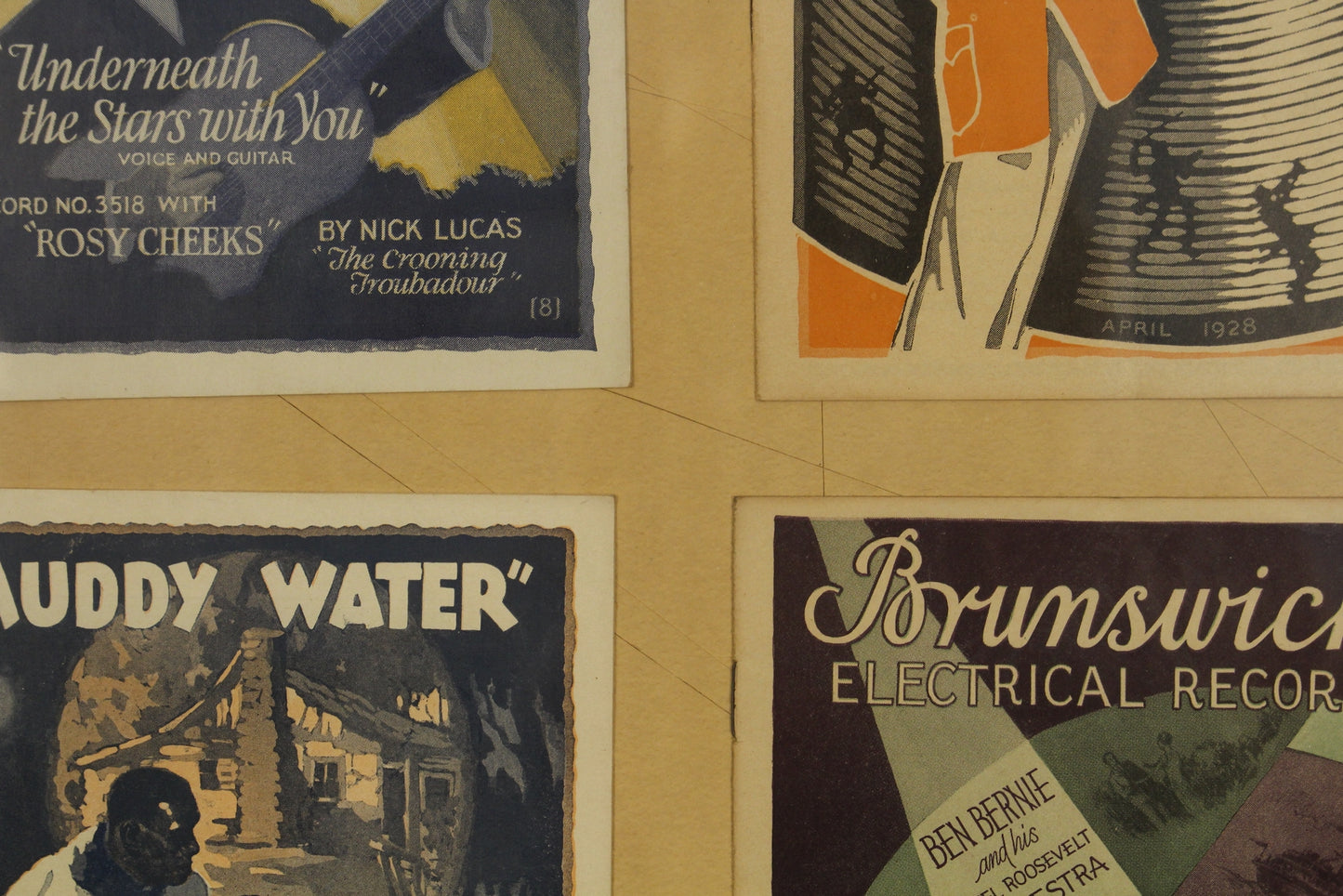 1920s "Brunswick Records" Catalog Art