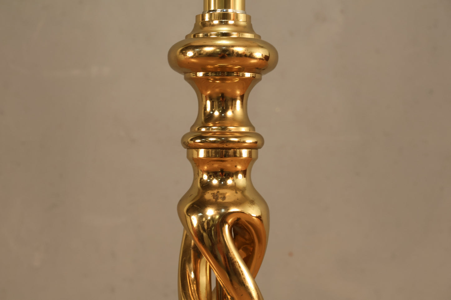 Solid Brass Triple-Helix Floor Lamp
