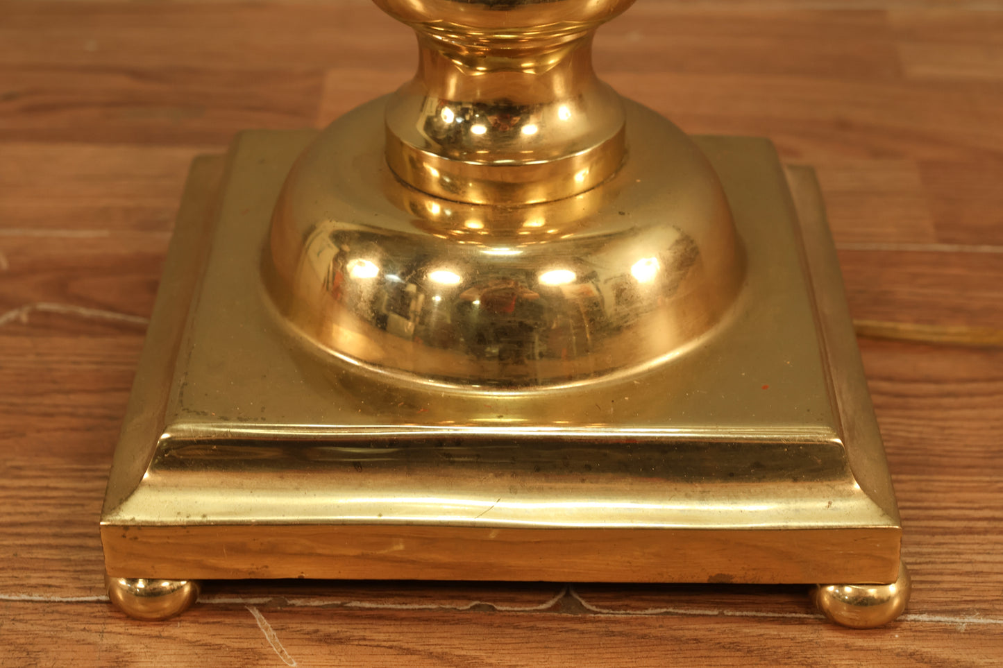 Solid Brass Triple-Helix Floor Lamp