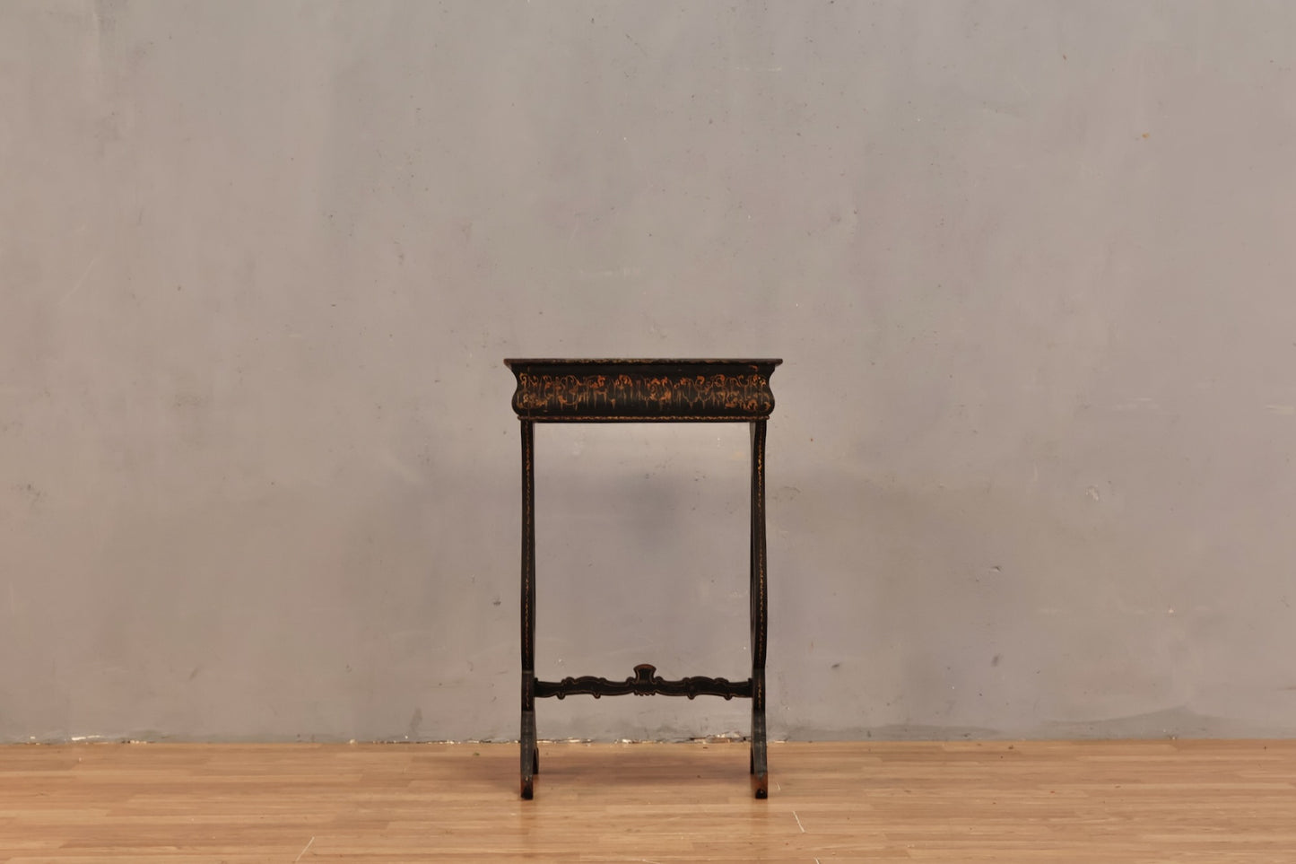 Slender Antique Italian 1-Drawer Side Table - ONLINE ONLY