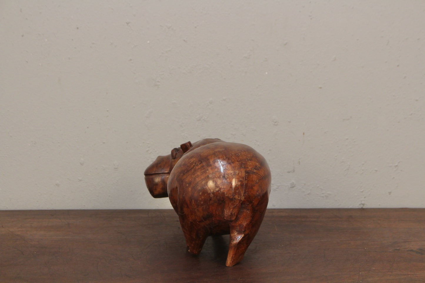 Hand-Carved Hector the Hippo