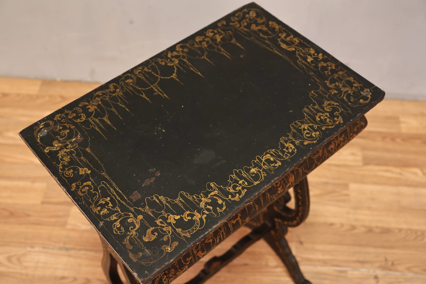 Slender Antique Italian 1-Drawer Side Table - ONLINE ONLY