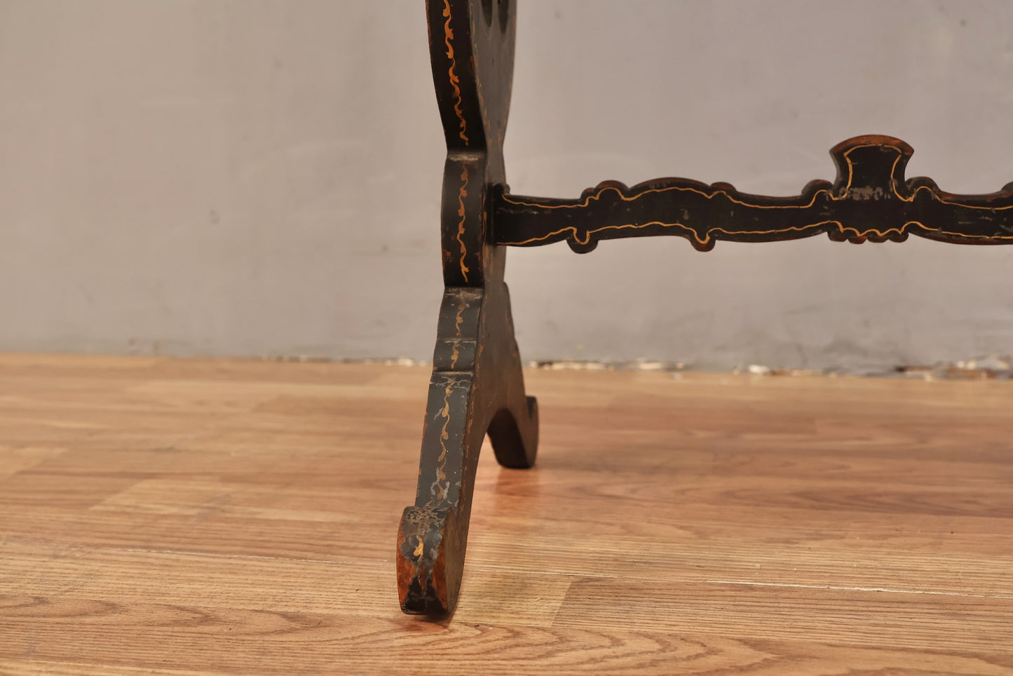 Slender Antique Italian 1-Drawer Side Table - ONLINE ONLY