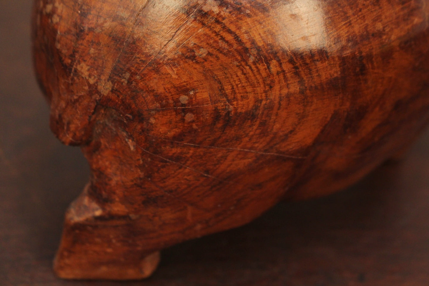 Hand-Carved Hector the Hippo