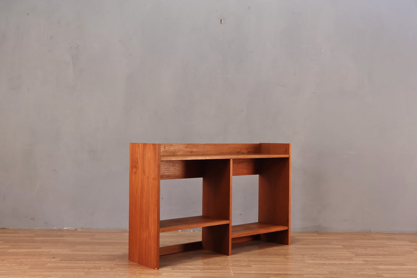 Teak Divided Open Shelf - ONLINE ONLY