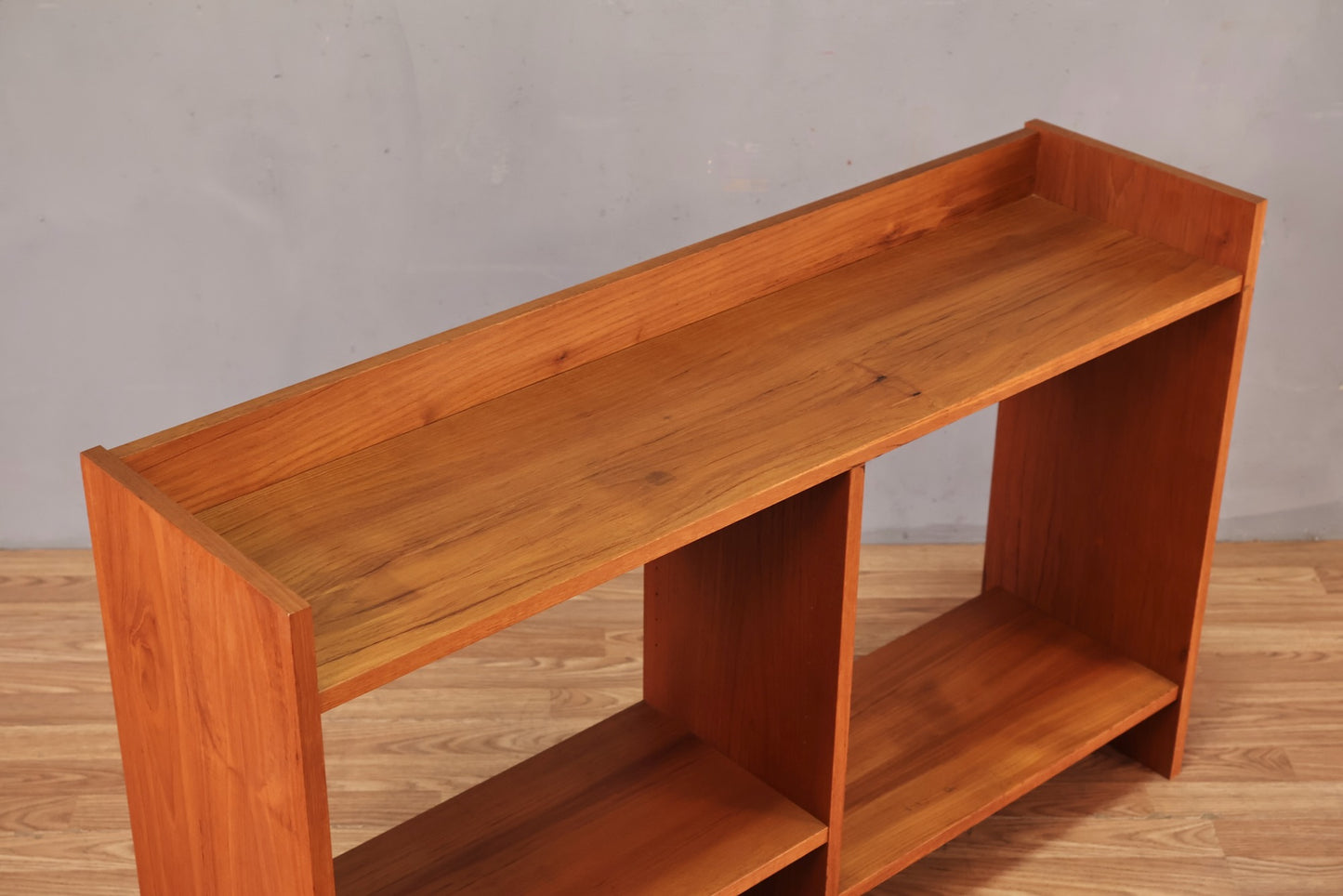 Teak Divided Open Shelf - ONLINE ONLY