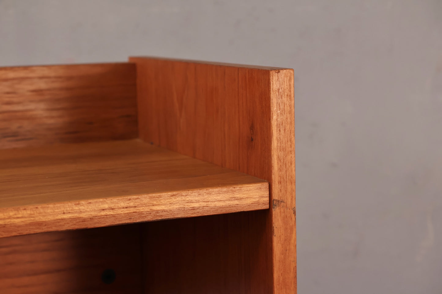 Teak Divided Open Shelf - ONLINE ONLY