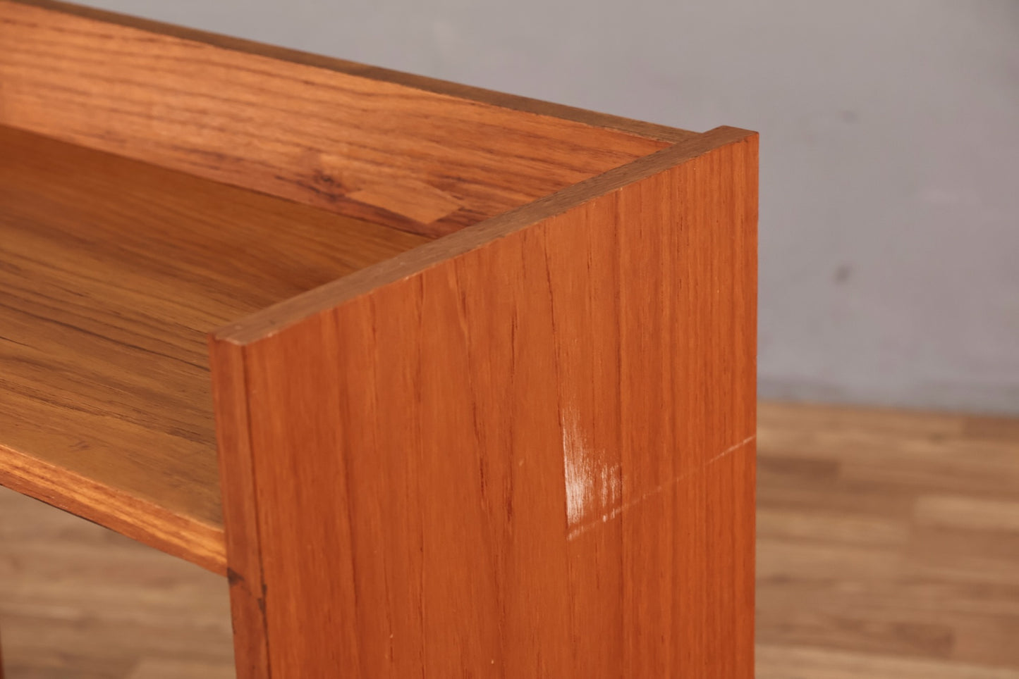 Teak Divided Open Shelf - ONLINE ONLY