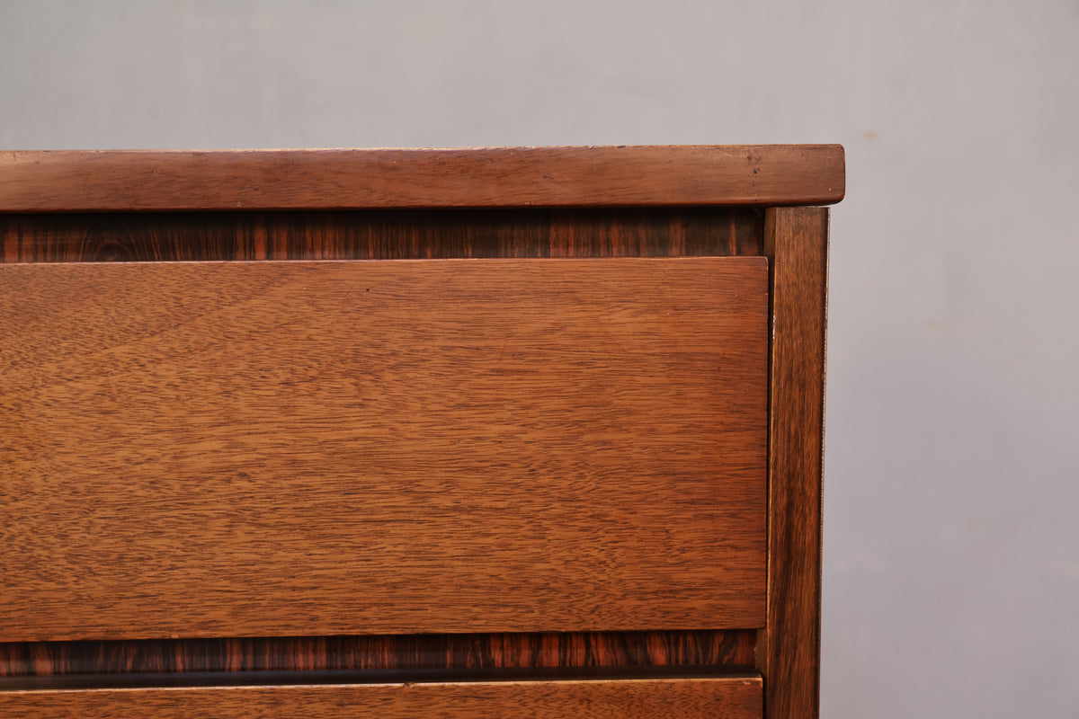 Bassett Walnut 4-Drawer Dresser