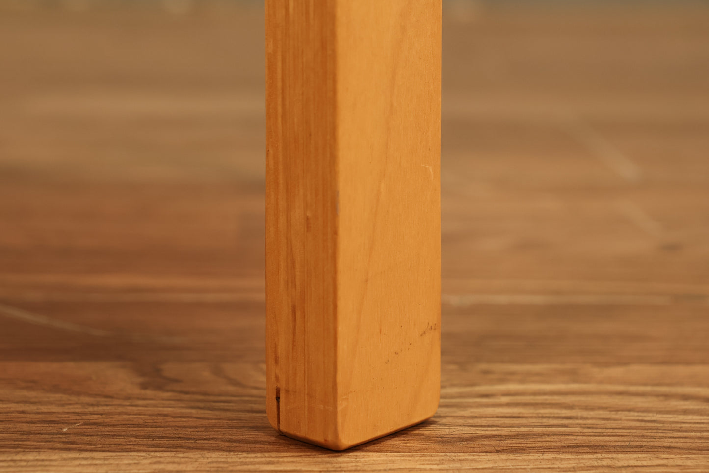 Blonde Bentwood Stool Side Table
